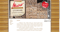 Desktop Screenshot of mavanmadeiras.com.br