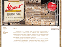 Tablet Screenshot of mavanmadeiras.com.br